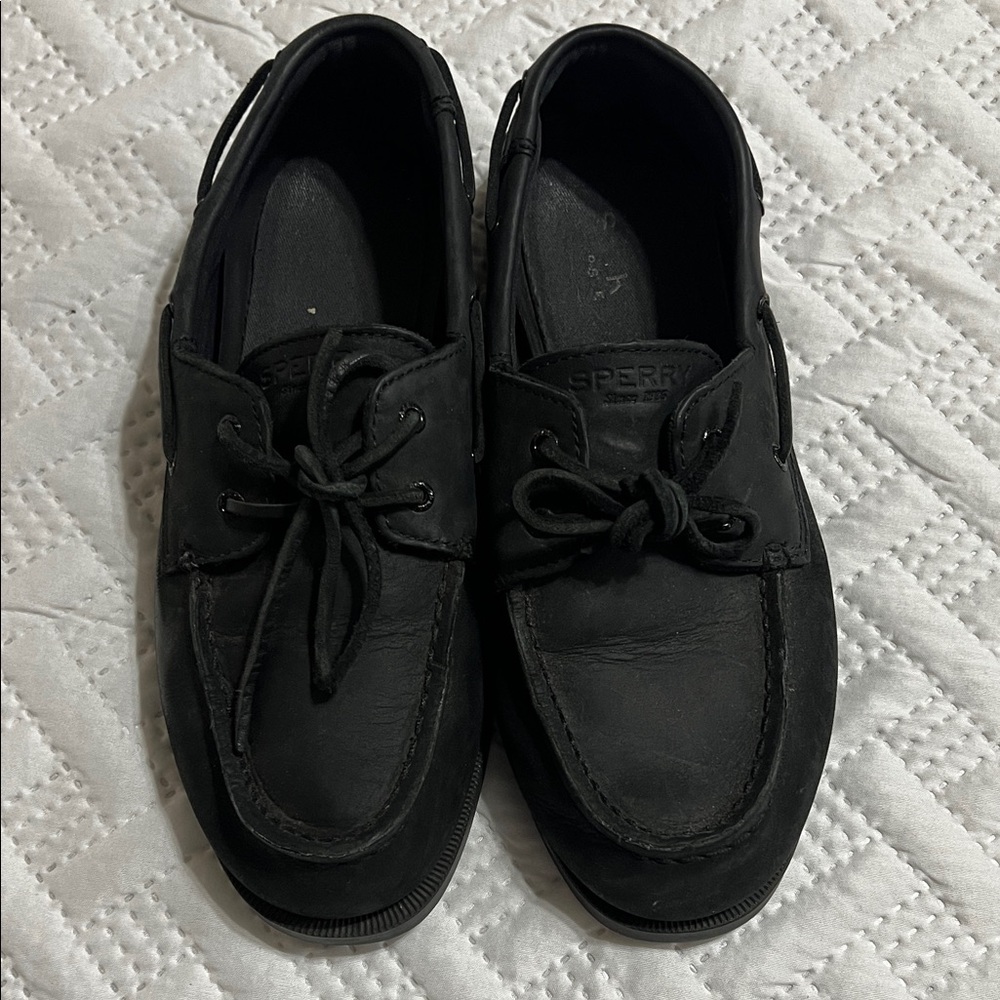 Sperry Men's Classic Black Boat Shoes